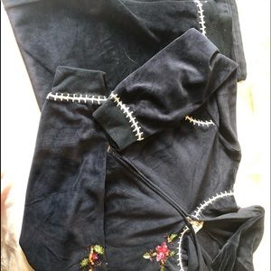 Flower detail jogging suit